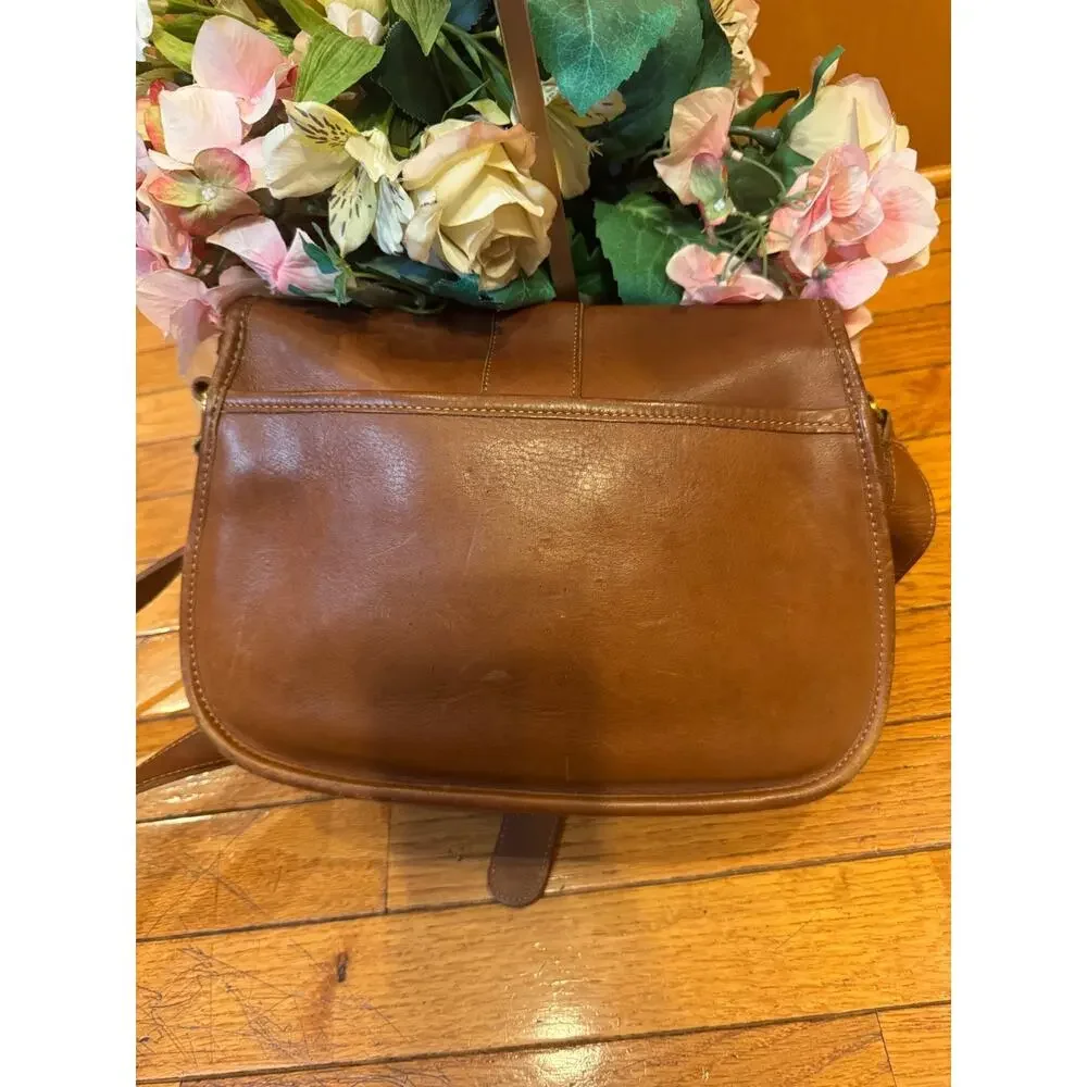 Vintage Coach 3118 tan y2k Leather Crossbody Shoulder Bag Purse (150